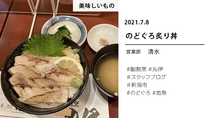 BLOG7.8のどぐろ丼