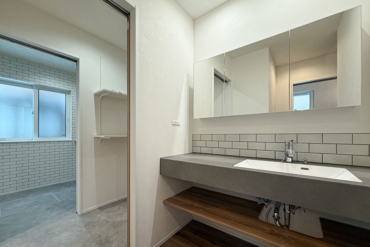 使い分けできる水回り動線